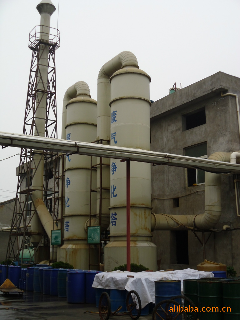 【尾氣吸收塔適用于化工&middot;醫藥&middot;等行業。吸收凈化廢氣。保護環境?！績r格,廠家,圖片,有害氣體凈化裝置,臺州市黃巖鴻豐化工防腐設備廠-